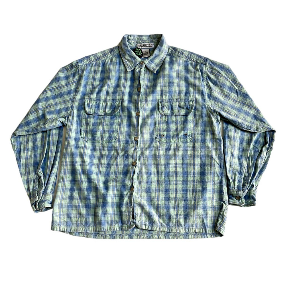 Generra Clothing Co. Blue Paid Flannel